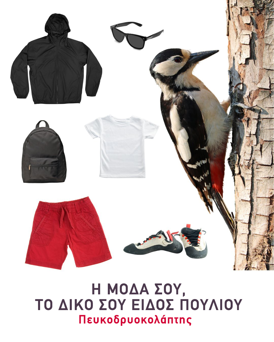 fashion great spotted woodpecker