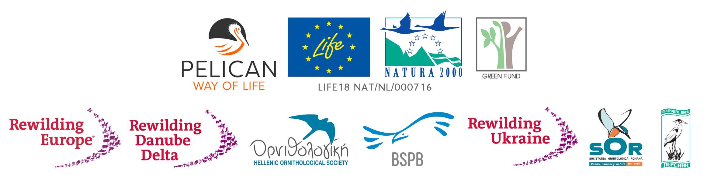 Projects PELICAN Way of LIFE all partners logo